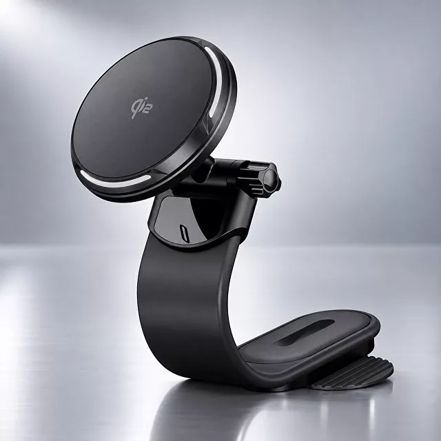 Автомобильный держатель MageSafe QI2 Flex, черный, Deppa