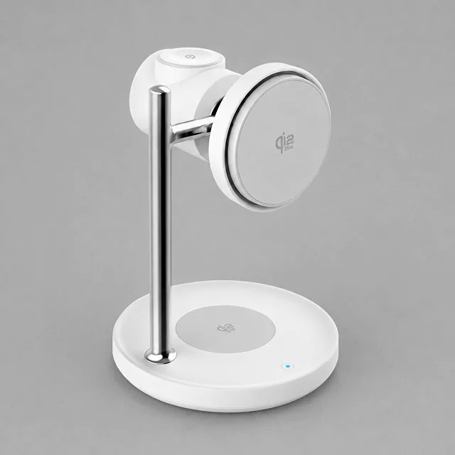 Беспроводная зарядная станция 3 в 1 QI2.2 Max Power, Белая, Deppa