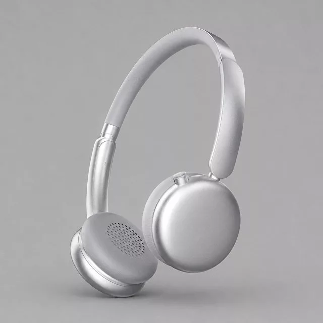 Беспроводные накладные наушники Stereo Light, BT 5.4, 300 мАч, cеребристый, Deppa