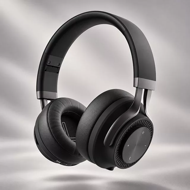 Беспроводные накладные наушники Stereo Style ANC , BT 5.0, ANC, 500мАч, черный, Deppa