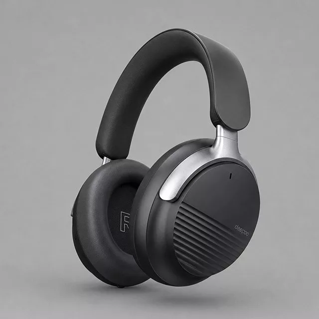 Беспроводные накладные наушники Stereo Vibe, BT 5.4, 400 мАч, черный, Deppa