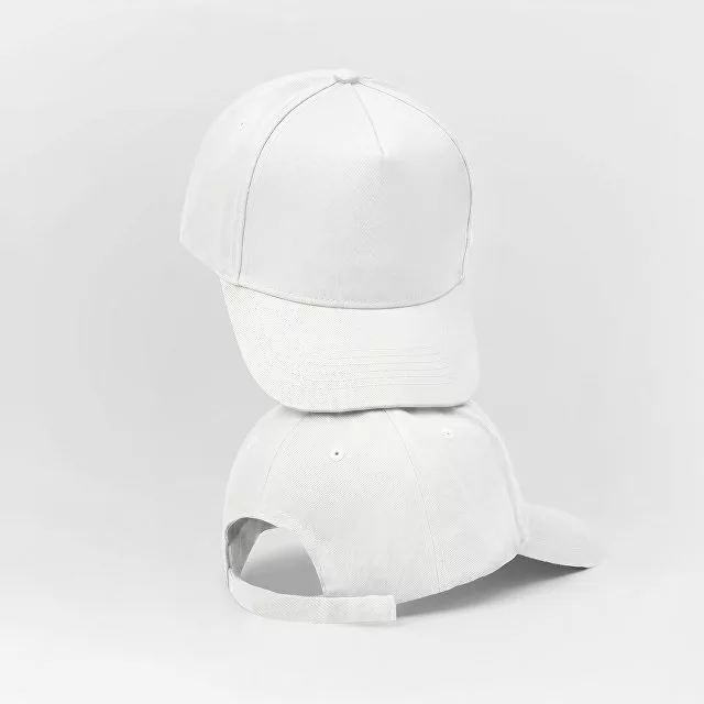Бейсболка "Poly" 5-ти панельная 120 гр, белый (P)