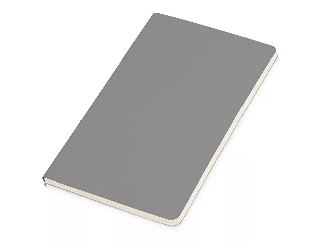Блокнот А5 "Softy" 13*20,6 см в мягкой обложке, серый (Р)