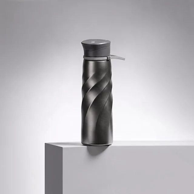 Бутылка для воды «Athletica», 1000 мл, нержавеющая сталь, серый (Р)