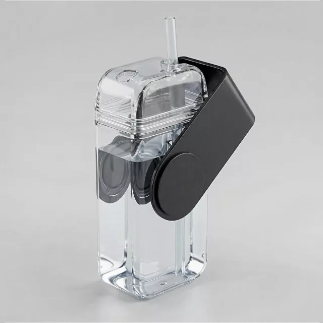 Бутылка для воды JUICY DRINK BOX, черный