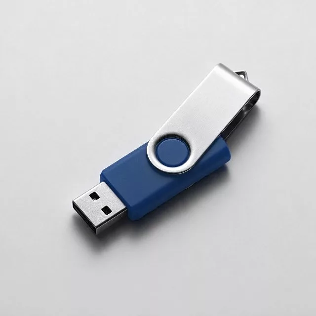 Флеш-карта USB 2.0 8 ГБ «Флэш С1», темно-синий