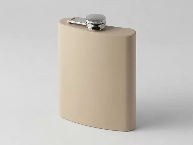 Фляжка 240 мл Remarque soft touch, 304 сталь, бежевый