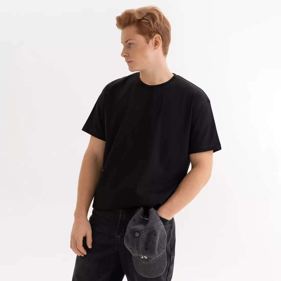 Футболка унисекс Крис (Kris), 150 гр., черная