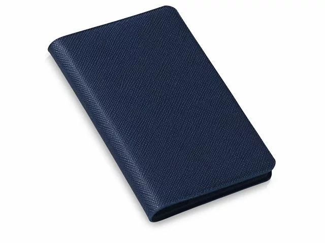 Футляр-книжка на 4-е карты с RFID "Favor", темно-синий