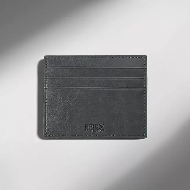 Картхолдер для 6 пластиковых карт с RFID-защитой "Fabrizio", серый (Р)