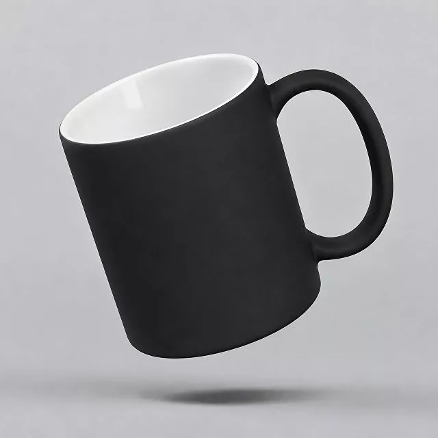 Кружка с покрытием soft-touch «Barrel of a Gum», черный Р)