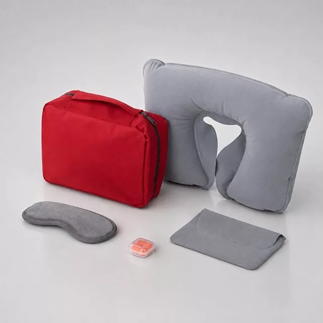 Набор для путешествий "Comfy Flight", красный