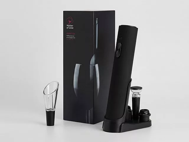 Набор винных аксессуаров 4в1 "Savoie" с покрытием soft touch