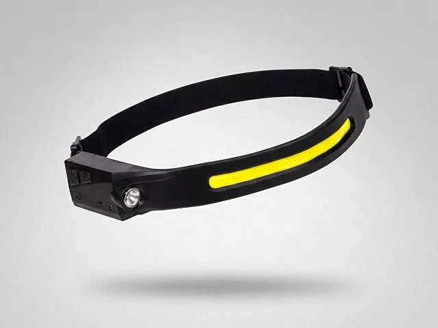 Налобный фонарь 2-в-1 c управлением жестами "Spacelight", черный