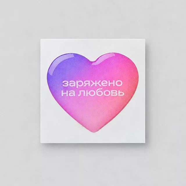 Объемный стикер из смолы 3 см, пресет