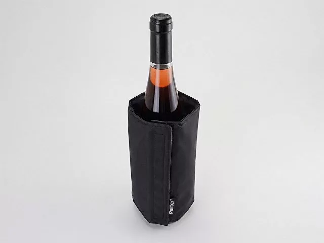 Охладитель-чехол для бутылки вина или шампанского "Cooling wrap", черный