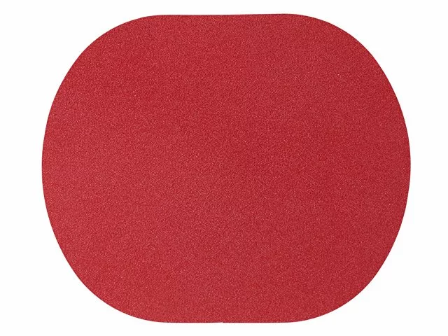 ПАТЧ ОВАЛ nubuk (красный) 6,0 х 5,0 см