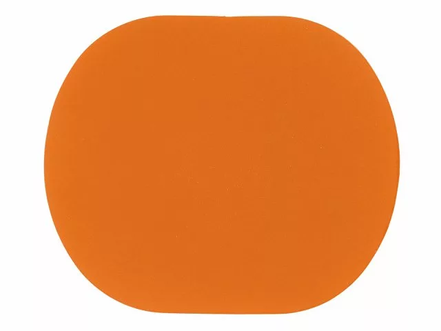 ПАТЧ ОВАЛ soft-touch (оранжевый ) 6,0 х 5,0 см