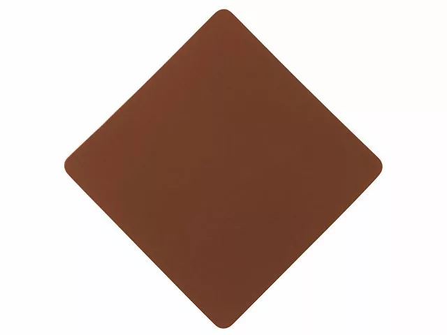 ПАТЧ РОМБ soft-touch (коричневый) 7,6 х 7,6 см