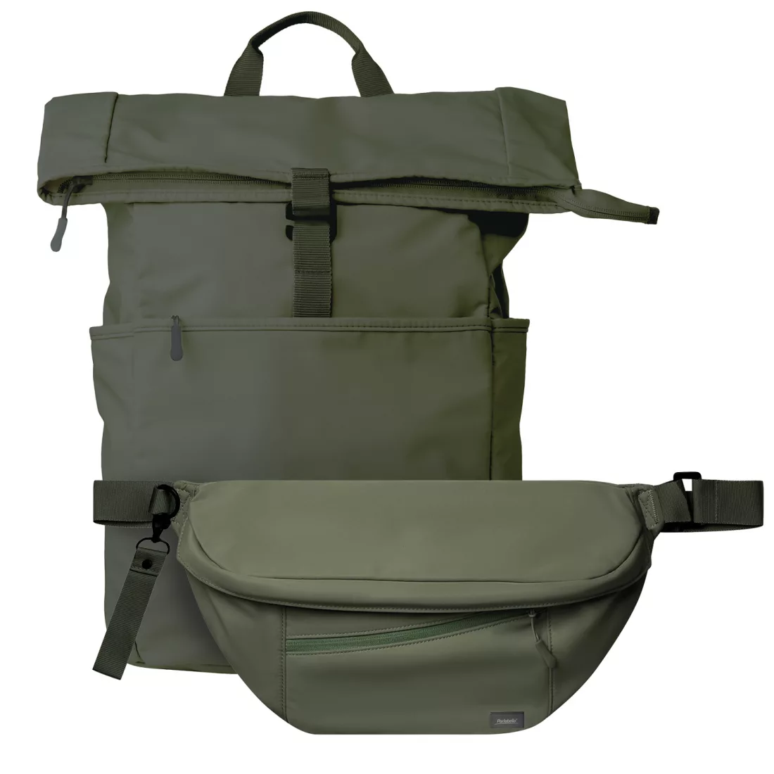 Подарочный набор Бостон (Boston), зеленый (рюкзак, сумка через плечо (cross body)