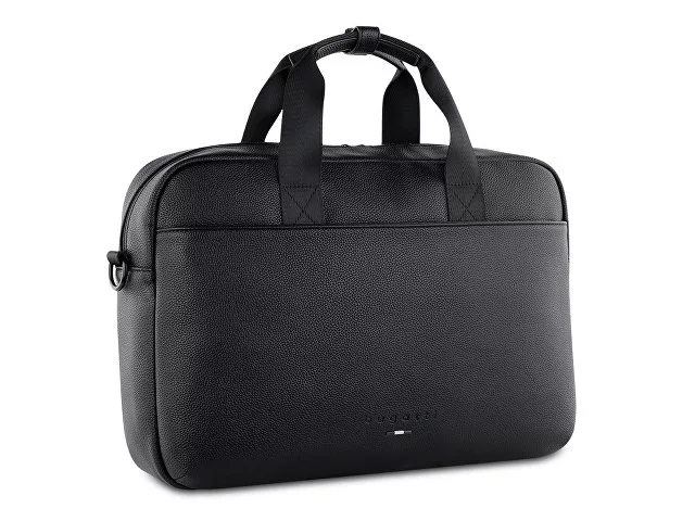 Портфель мужской BUGATTI РИКО | RICO, черный, полиуретан, 40 x 10 x 28,5 см