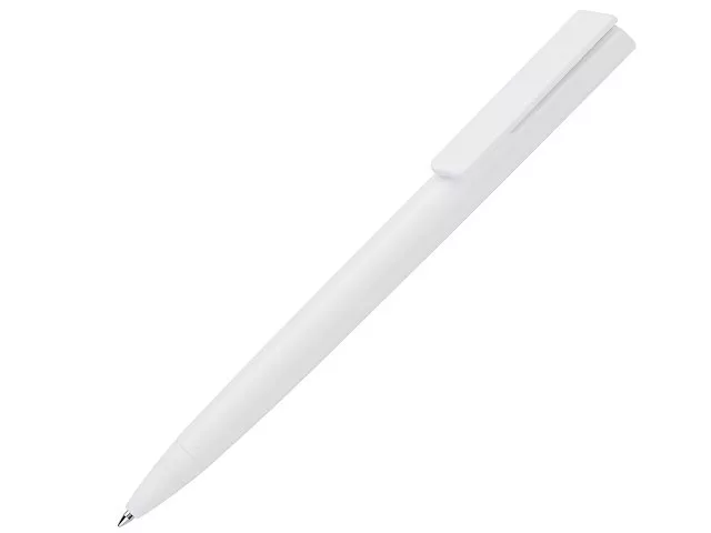 Ручка пластиковая шариковая "Taper Solid", матовый белый