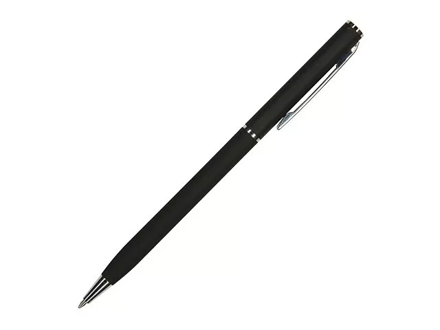 Ручка шариковая автоматическая BrunoVisconti® "PALERMO" цвет корпуса черный, soft-touch, 0.7 мм