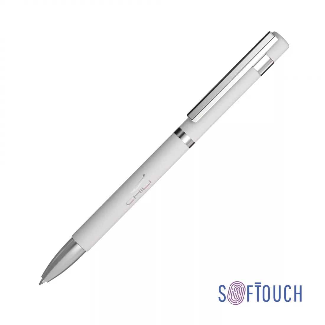 Ручка шариковая "Mars", покрытие soft touch, белый