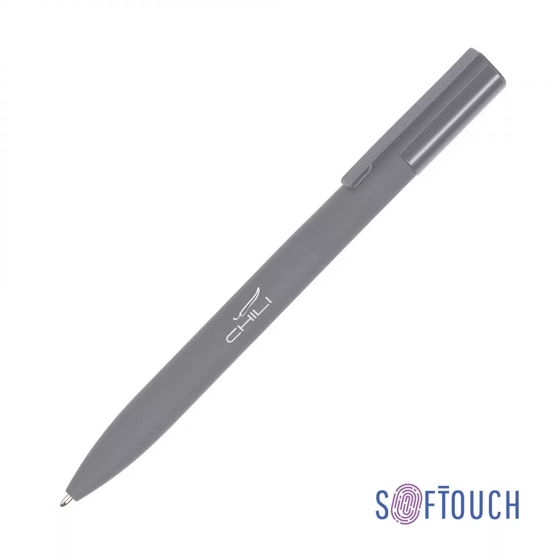 Ручка шариковая "Orion", покрытие soft touch, серый