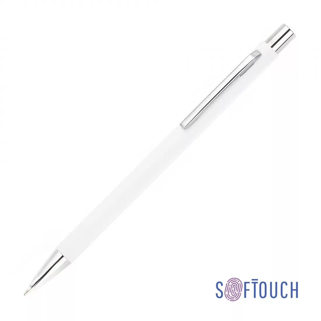 Ручка шариковая "Trade", покрытие soft touch, белый