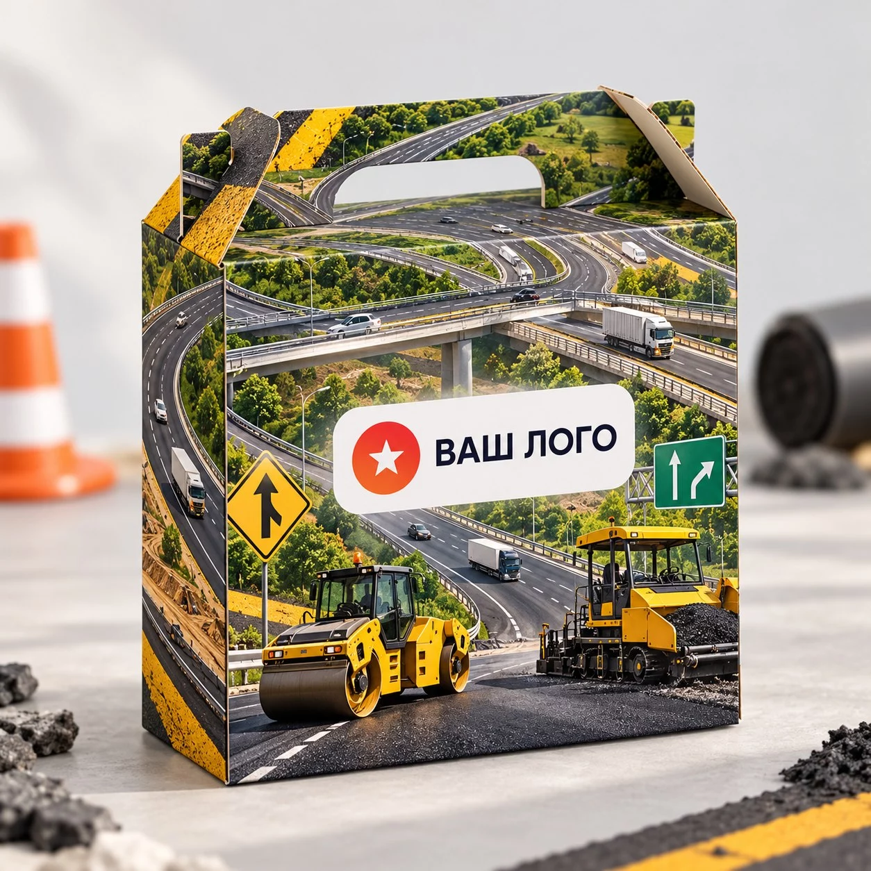 Подарочный набор на День автомобилиста с автодержателем и термостаканом