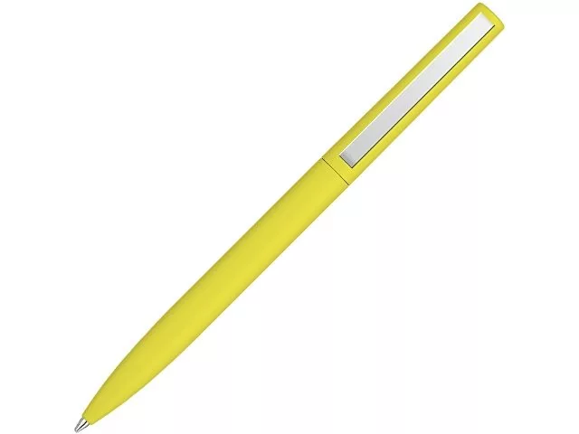 Шариковая ручка  "Bright F Gum" soft-touch, желтый