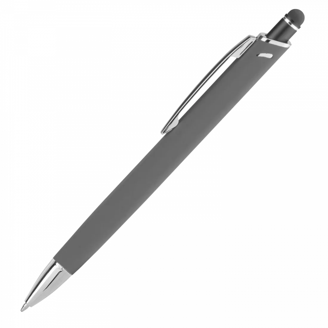 Шариковая ручка Куаттро (Quattro), серая
