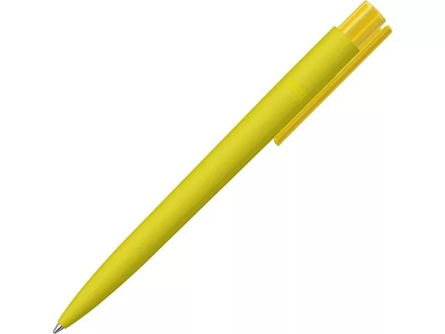 Шариковая ручка "RECYCLED PET PEN PRO K transparent GUM" soft-touch, желтый
