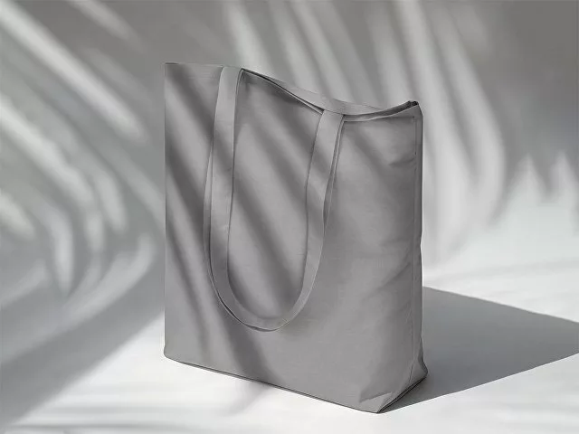 Сумка для шопинга Carryme 140 хлопковая, 140 г/м2, серый