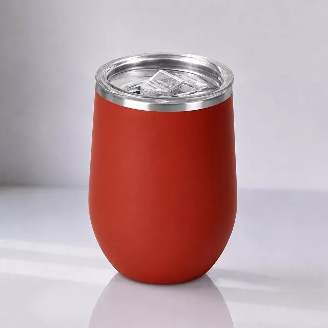 Термокружка "Vacuum mug C1", soft touch, 370мл, красный