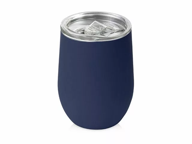 Термокружка "Vacuum mug C1", soft touch, 370мл, темно-синий