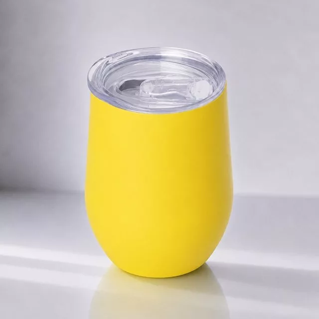 Термокружка "Vacuum mug C1", soft touch, 370мл, желтый