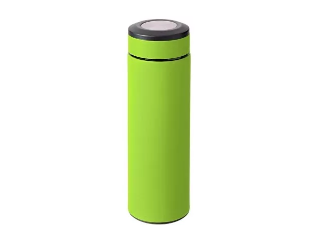 Вакуумный термос "Vacuum Flask C1", soft touch, 420мл, зеленое яблоко