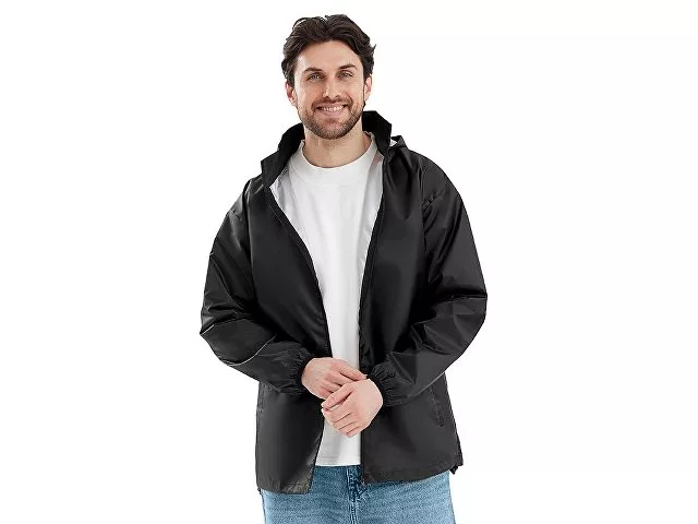 Ветровка "Miami 2.0" мужская с чехлом, черный