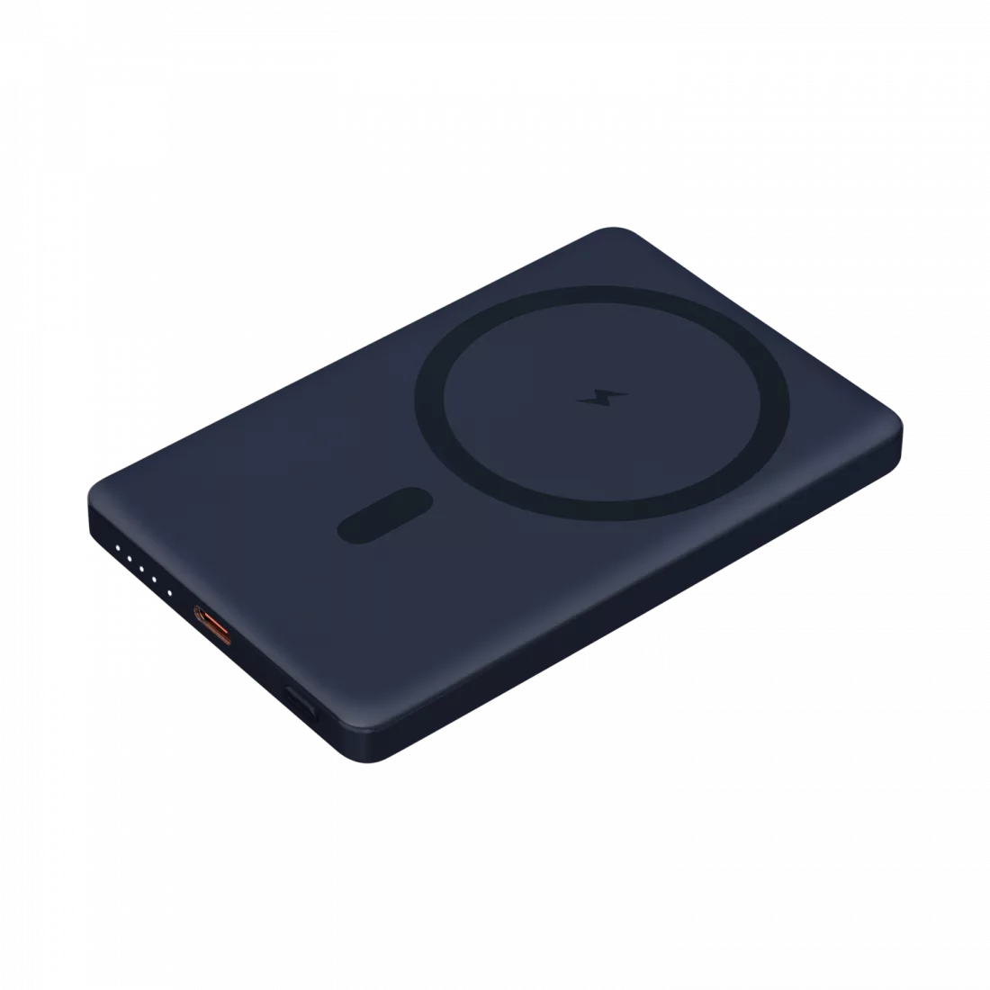 Внешний аккумулятор Атлантис (Atlantis) PD 5000mAh с функцией беспроводной зарядки 15W, синий