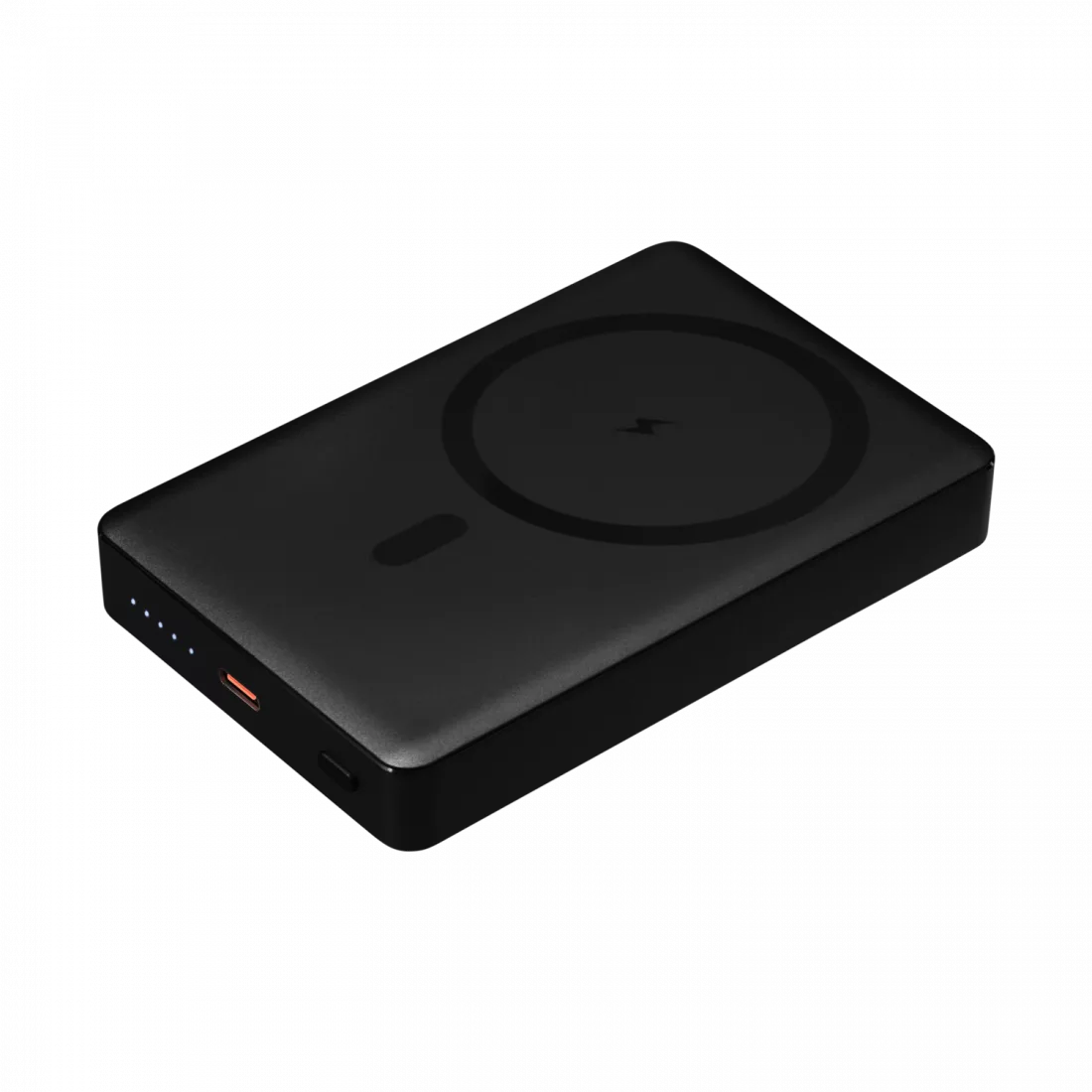 Внешний аккумулятор Атлантис Плюс PD (Atlantis PD Plus) 10000mAh с функцией беспроводной зарядки 15W, черный
