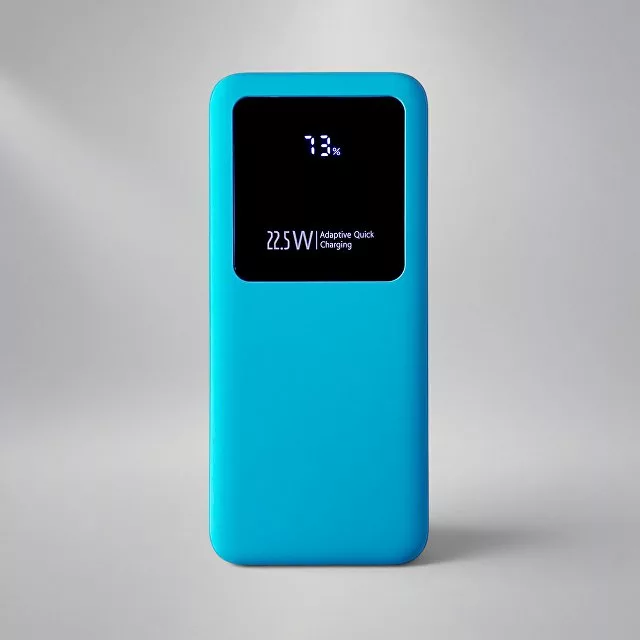 Внешний аккумулятор Kris soft touch, 10000mAh (Голубой)