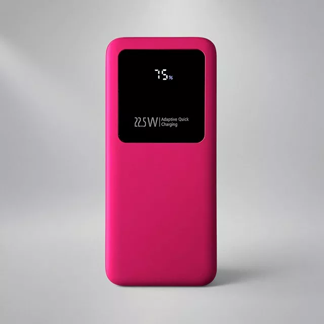 Внешний аккумулятор Kris soft touch, 10000mAh (Розовый)
