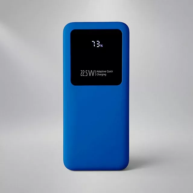 Внешний аккумулятор Kris soft touch, 10000mAh (Синий)
