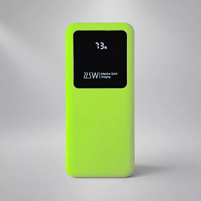 Внешний аккумулятор Kris soft touch, 10000mAh (Светло-зелёный)