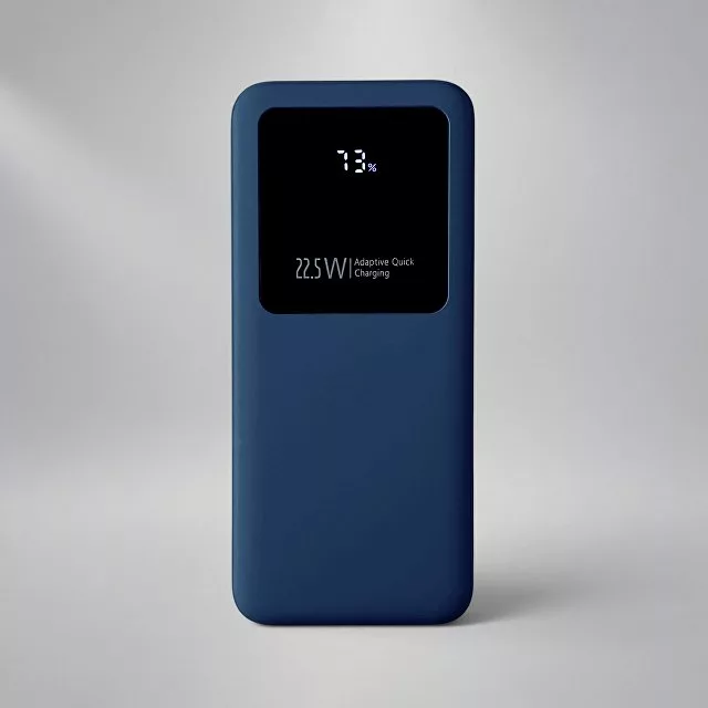 Внешний аккумулятор Kris soft touch, 10000mAh (Тёмно-синий)