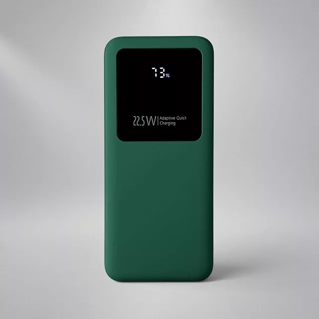 Внешний аккумулятор Kris soft touch, 10000mAh (Тёмно-зелёный)