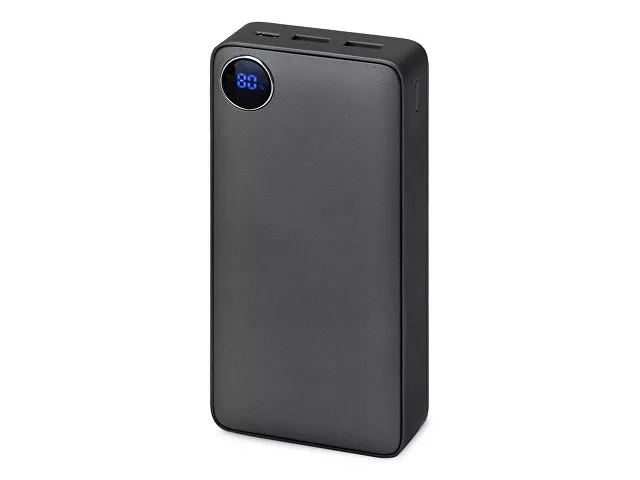 Внешний аккумулятор «Mild Pro» c быстрой зарядкой QC/PD, 20 000 mAh, серый (Р)