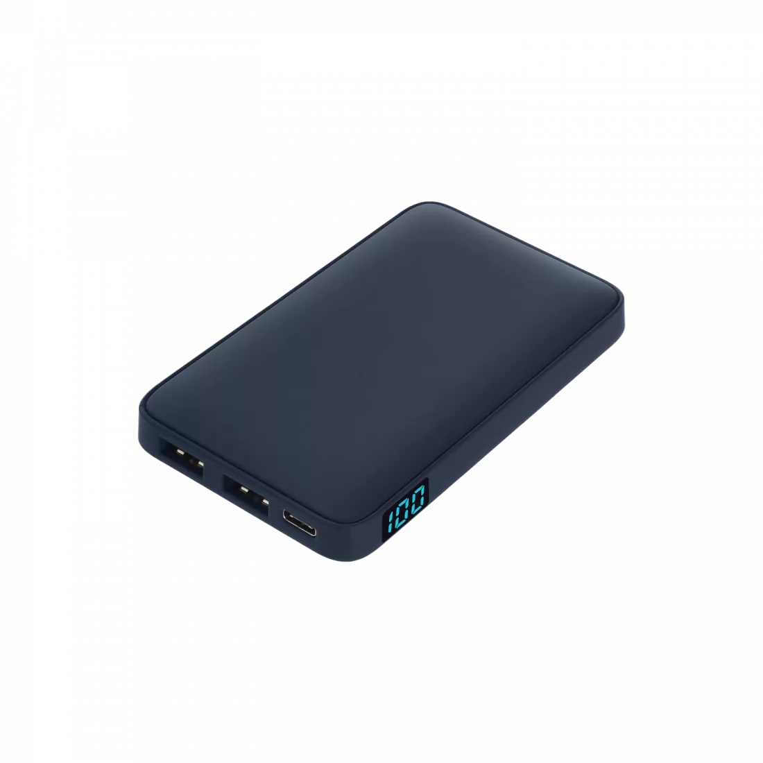 Внешний аккумулятор с подсветкой Анкор (Ancor) 5000 mAh, синий
